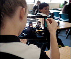 Ipads are used in a number of faculites to enhance the learning experience